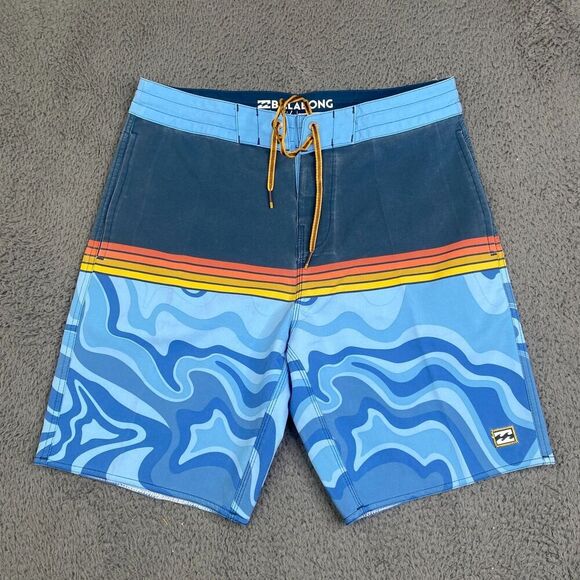 Billabong Lo Tides Board Shorts size 28 (30 Meas) Stretch Comfort Skater Surf - Picture 1 of 11